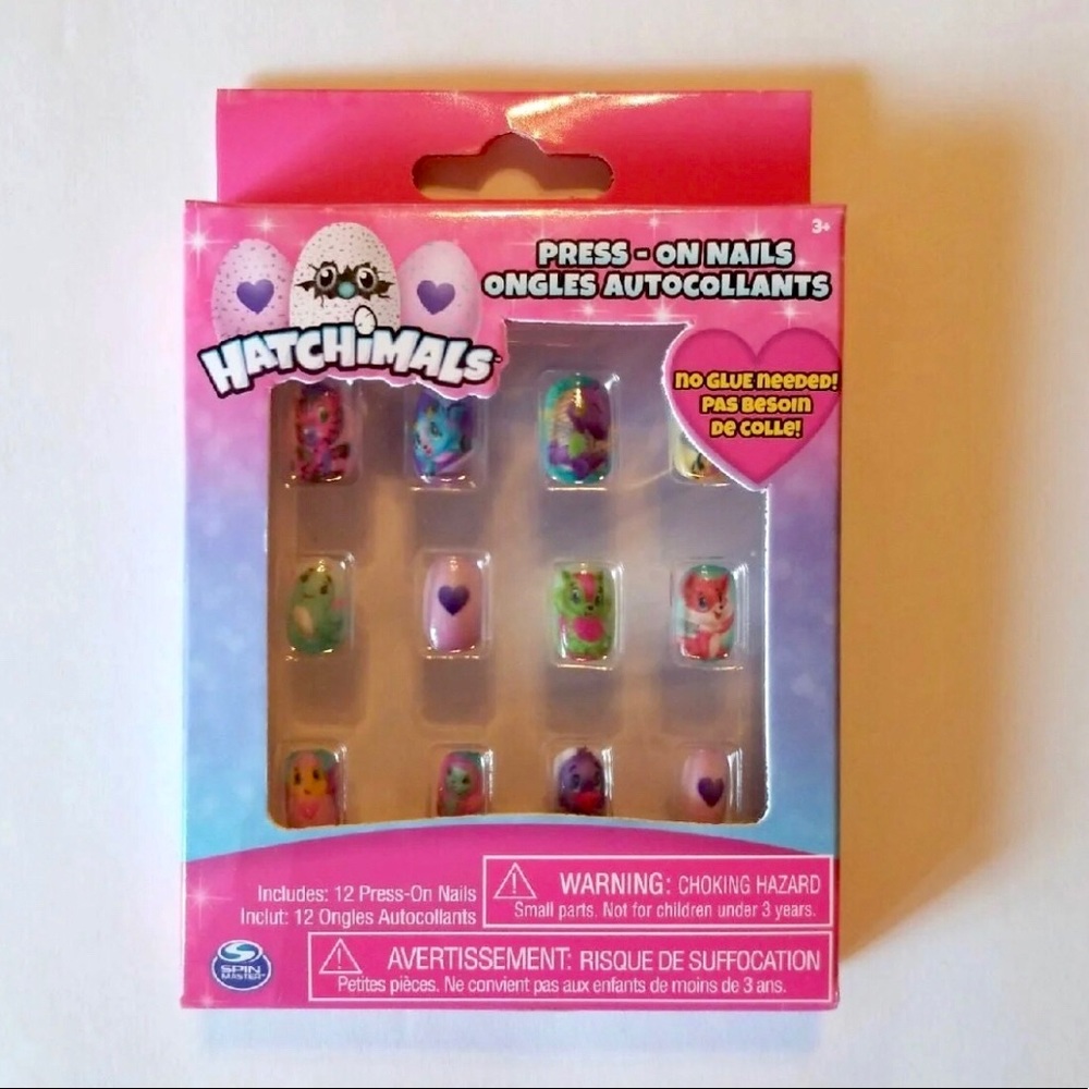 HATCHIMALS 12 PRESSNON DESIGN NAILS